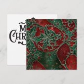 Gotische kerst Wenskaart (Voorkant / Achterkant)