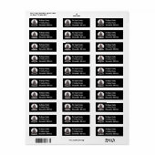 Gotische kerstboom I Etiket (Full Sheet)