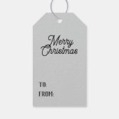 Gotische kerstboom III Cadeaulabel (Achterkant)