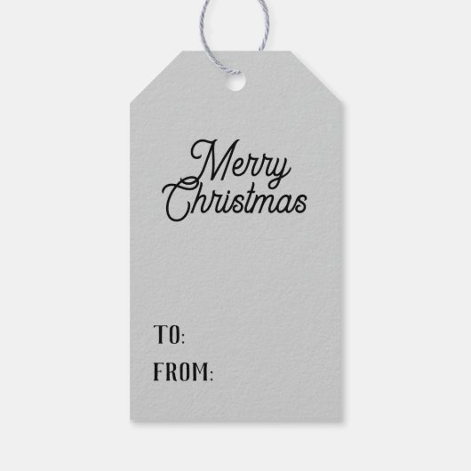 Gotische kerstboom III Cadeaulabel (Achterkant)