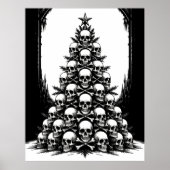 Gotische kerstboom IV Poster (Voorkant)