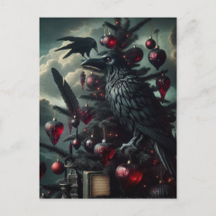 Gotische Kerstboom met Ravens Briefkaart
