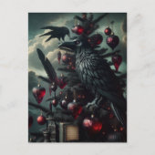 Gotische Kerstboom met Ravens Briefkaart (Voorkant)