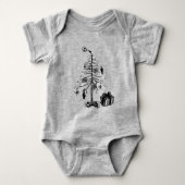 Gotische Kerstboom Romper (Voorkant)