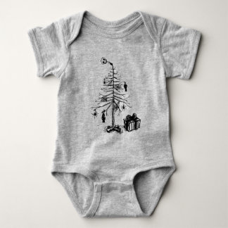 Gotische Kerstboom Romper