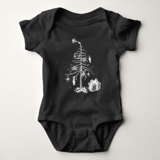 Gotische Kerstboom Romper