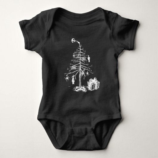 Gotische Kerstboom Romper (Voorkant)