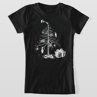 Gotische Kerstboom T-shirt