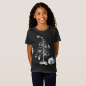 Gotische Kerstboom T-shirt (Voorkant volledig)