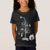Gotische Kerstboom T-shirt (Voorkant)