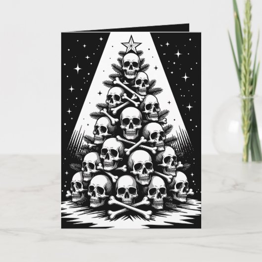 Gotische kerstboom V Kaart (Voorkant)