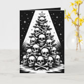 Gotische kerstboom V Kaart (Gele Bloem)