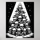 Gotische kerstboom V Poster (Voorkant)