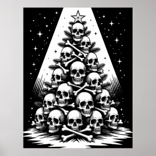 Gotische kerstboom V Poster