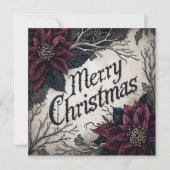 gotische kerstkaart kaart (Voorkant)