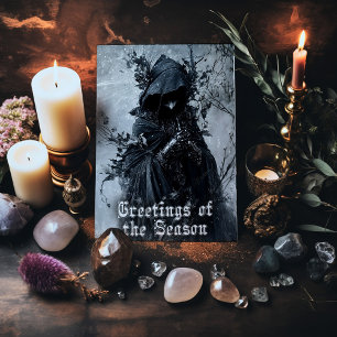 Gotische Kerstkaart Notitiekaartje