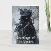 Gotische Kerstkaart Notitiekaartje (Voorkant)