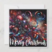 Gotische Kerstklokken Feestdagenkaart (Voorkant)