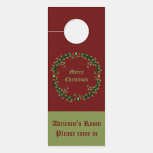 Gotische Kerstkrans Custom Dubbelzijdig Deurhanger