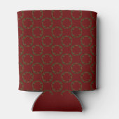 Gotische Kerstkrans Custom Patterned Blikjeskoeler (Achterkant)