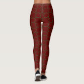 Gotische kerstkrans met patroon leggings (Achterkant)