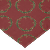 Gotische kerstkrans met patroon tafelkleed (Gekanteld)