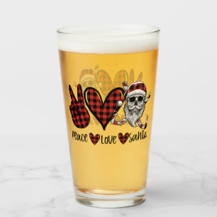Gotische Kerstmis   Vrede Liefde en schedel van de Glas