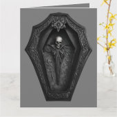 Gotische kist kaart (Gele Bloem)