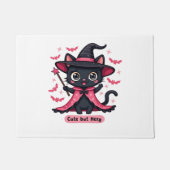 Gotische kitten in roze - lief, maar betoverd Over Deurmat (Voorkant)