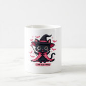 Gotische kitten in roze - lief, maar betoverd Over Koffiemok (Center)