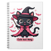Gotische kitten in roze - lief, maar betoverd Over Notitieboek (Voorkant)