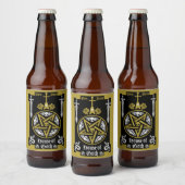 Gotische kleding en Accessoires Bier Etiket (Flessen)