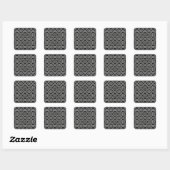 GOTISCHE Kleine Vierkante Stickers (Vel)