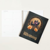 Gotische koets met raven en Rozen Planner (Display)