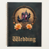 Gotische koets met raven en Rozen Planner (Voorkant)