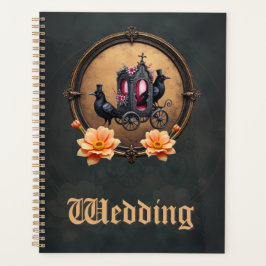 Gotische koets met raven en Rozen Planner