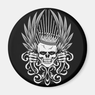 Gotische Koning Schedel Magneet