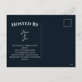 Gotische koningin op het kerkhof van Moonlit Feestdagenkaart (Achterkant)