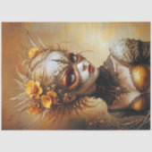 Gotische koningin van de zomer decoupage tissuepapier (Voorkant)