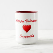 Gotische kraai & liefde hart Valentijnse  Mok (Midden)