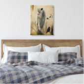 Gotische Kunst Canvas Afdruk (Insitu (Slaapkamer))