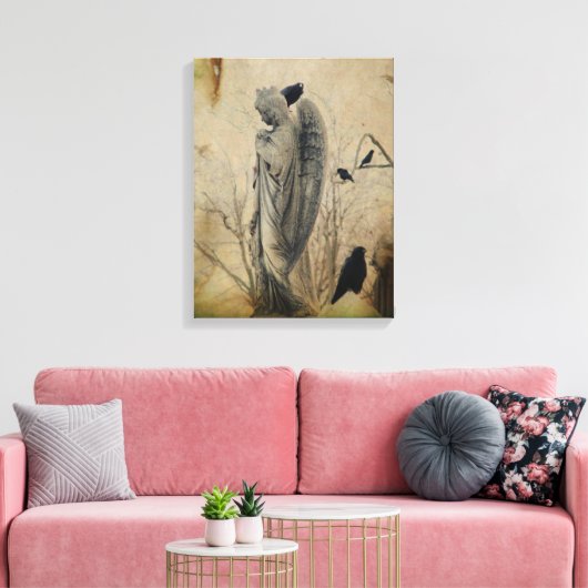 Gotische Kunst Canvas Afdruk (Insitu (Woonkamer))