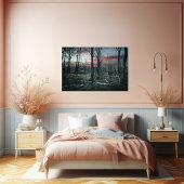 Gotische Kunst Donkere Moerasland Bos Poster