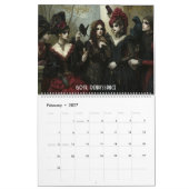 Gotische Kunststijlen Kalender (Feb 2027)