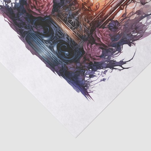 Gotische Lantaarn Kunst voor Decoupage Tissuepapier (Detail)