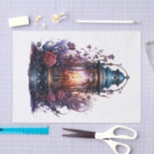 Gotische Lantaarn Kunst voor Decoupage Tissuepapier (Craft)