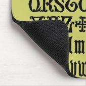 Gotische letters muismat (Hoek)
