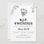 Gotische Liefde 30e Verjaardag Uitnodiging, RIP 20 Kaart (Voorkant)