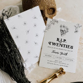 Gotische Liefde 30e Verjaardag Uitnodiging, RIP 20 Kaart