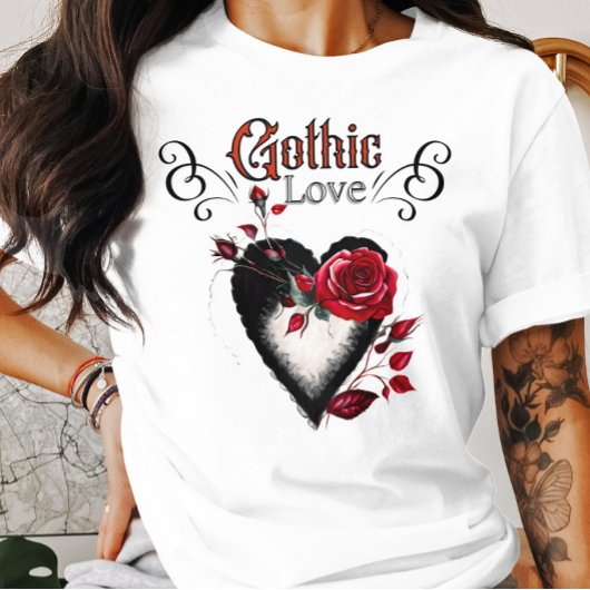 Gotische liefde T-shirt